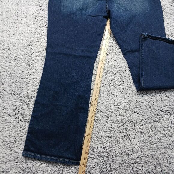 Levi 515 Boot Cut Red Tab Strech Denim Jeans/ Pant Woman's size 16 - Picture 13 of 15
